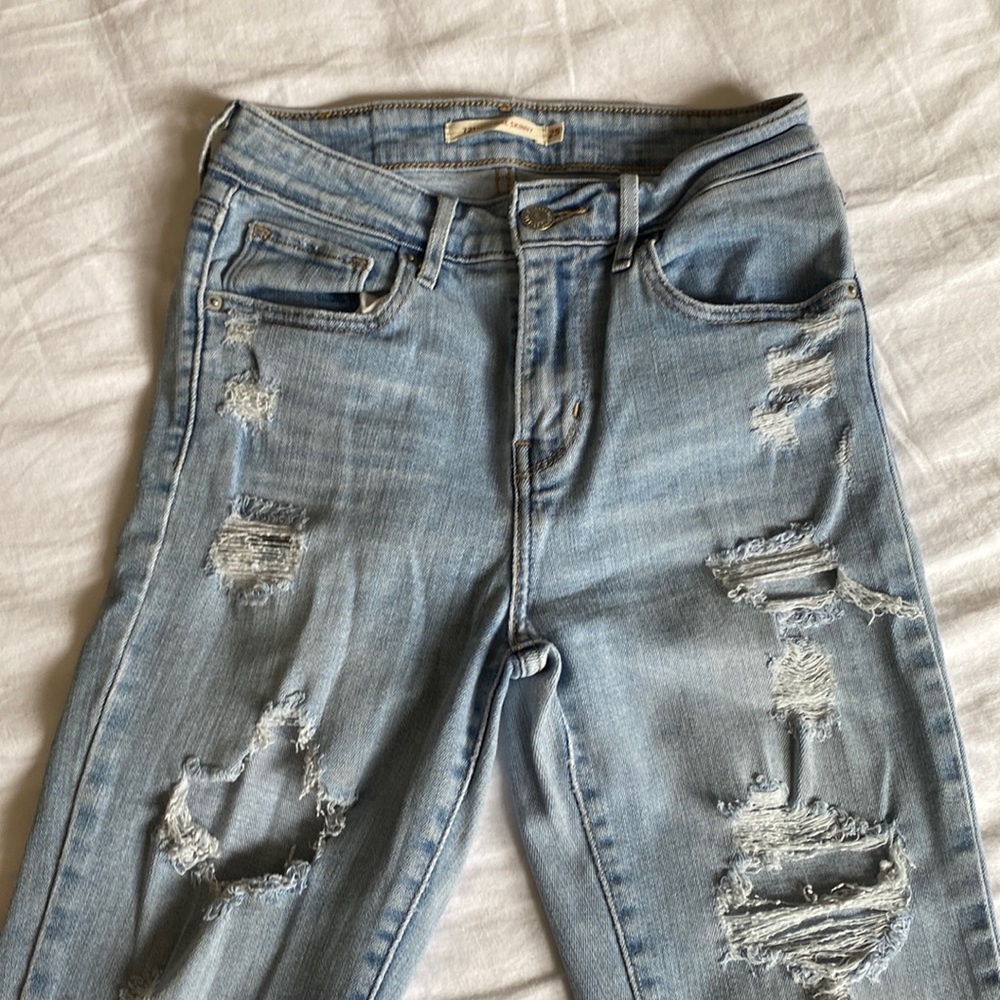 Levi’s high rise skinny jeans